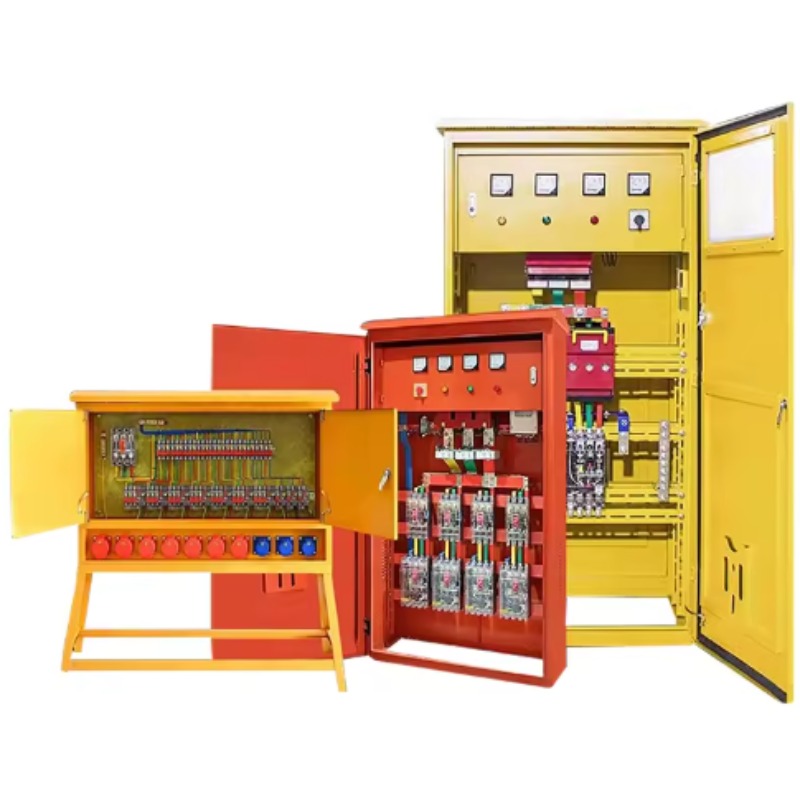 Outdoor Power Supply Box - Yellow Safety Switch Box Outdoor Temporary