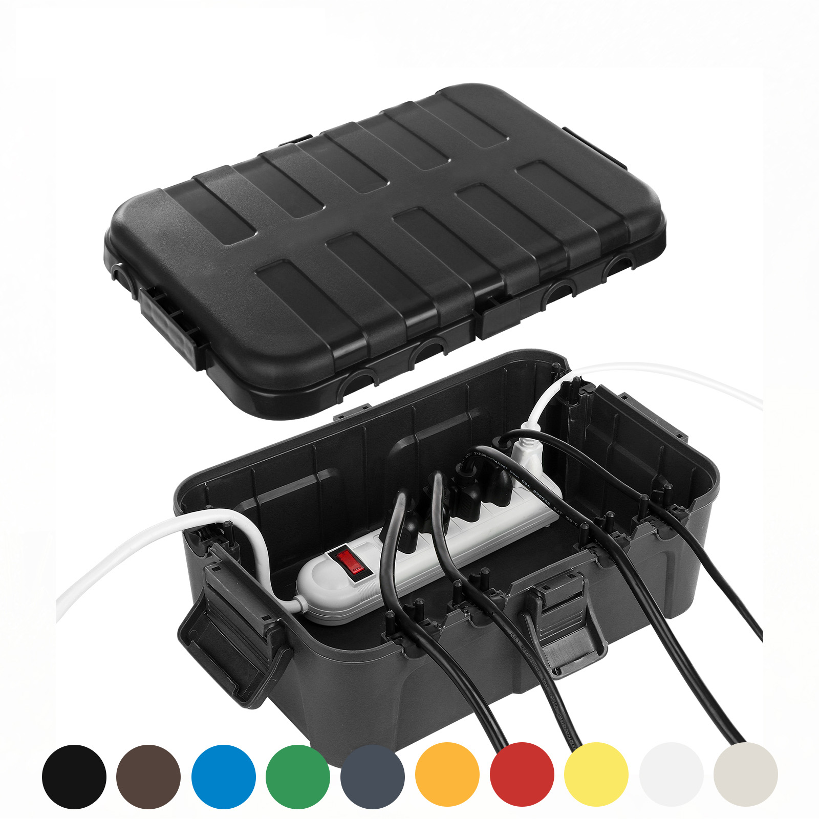 Outdoor Power Supply Box - Extra Large Outdoor Electrical Box,Waterproof Extension