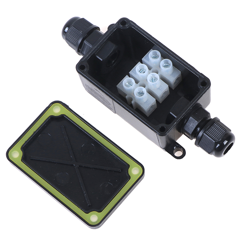 Outdoor Power Supply Box - 2 Way Outdoor Waterproof IP66 Electrical
