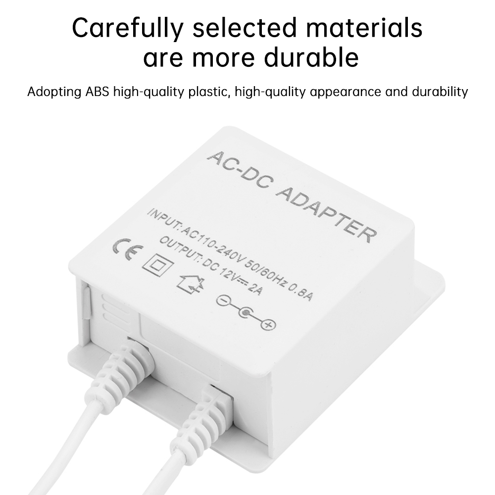 DC12V 2A EU Plug Adapter Secur - огляд і ціна Outdoor Power Plug