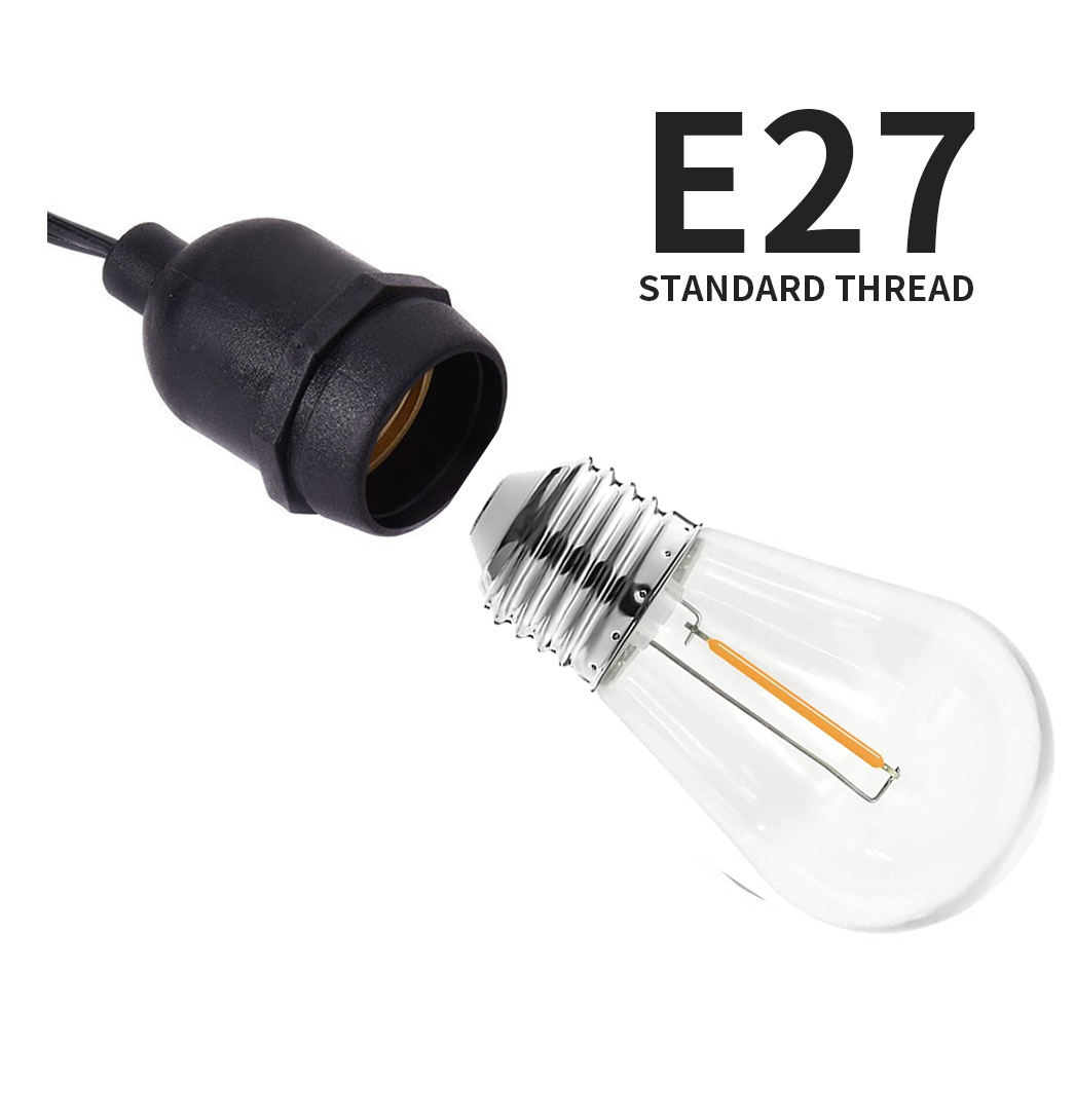 2026 New S14 E27 Filament LED  - огляд і ціна Outdoor Power Lead Cover