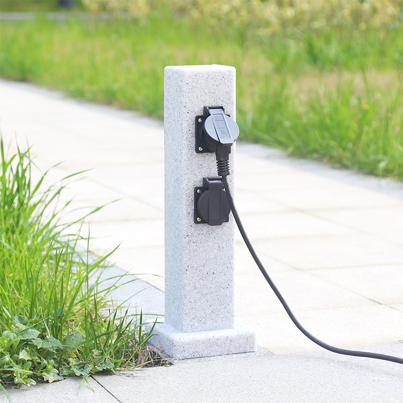 Vertical power socket PE water - огляд і ціна Outdoor Power Outlet Waterproof