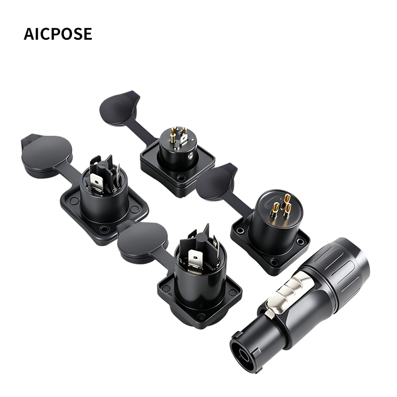 10pcs Waterproof Powercon True - огляд і ціна Outdoor Power Socket With Lock