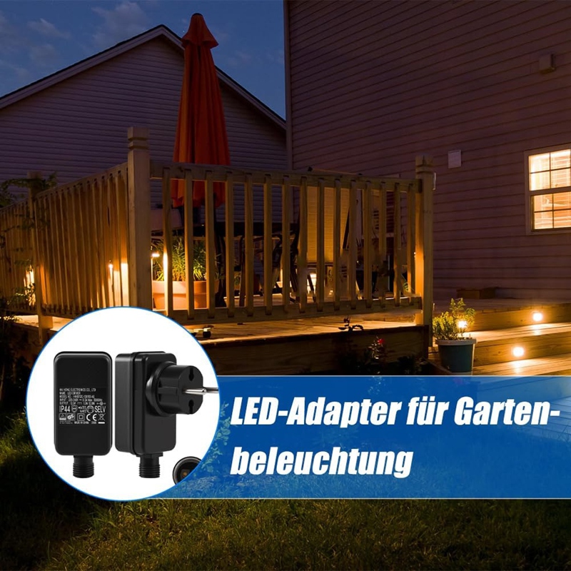 12V/1A LED Power Supply, Plug  - огляд і ціна Outdoor Use Power Strip