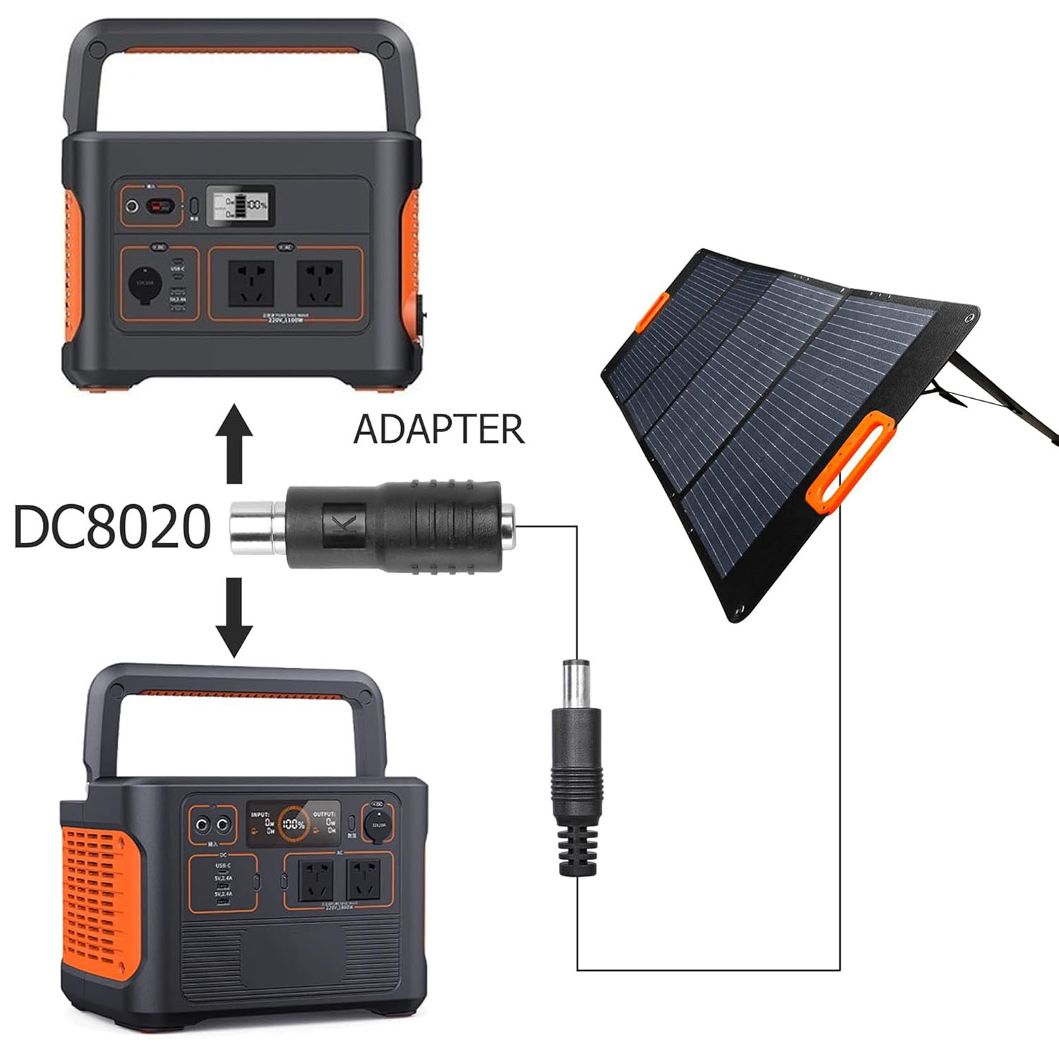 DC Power 5.5mm X 2.1mm Female  - огляд і ціна Portable Generator Inverter