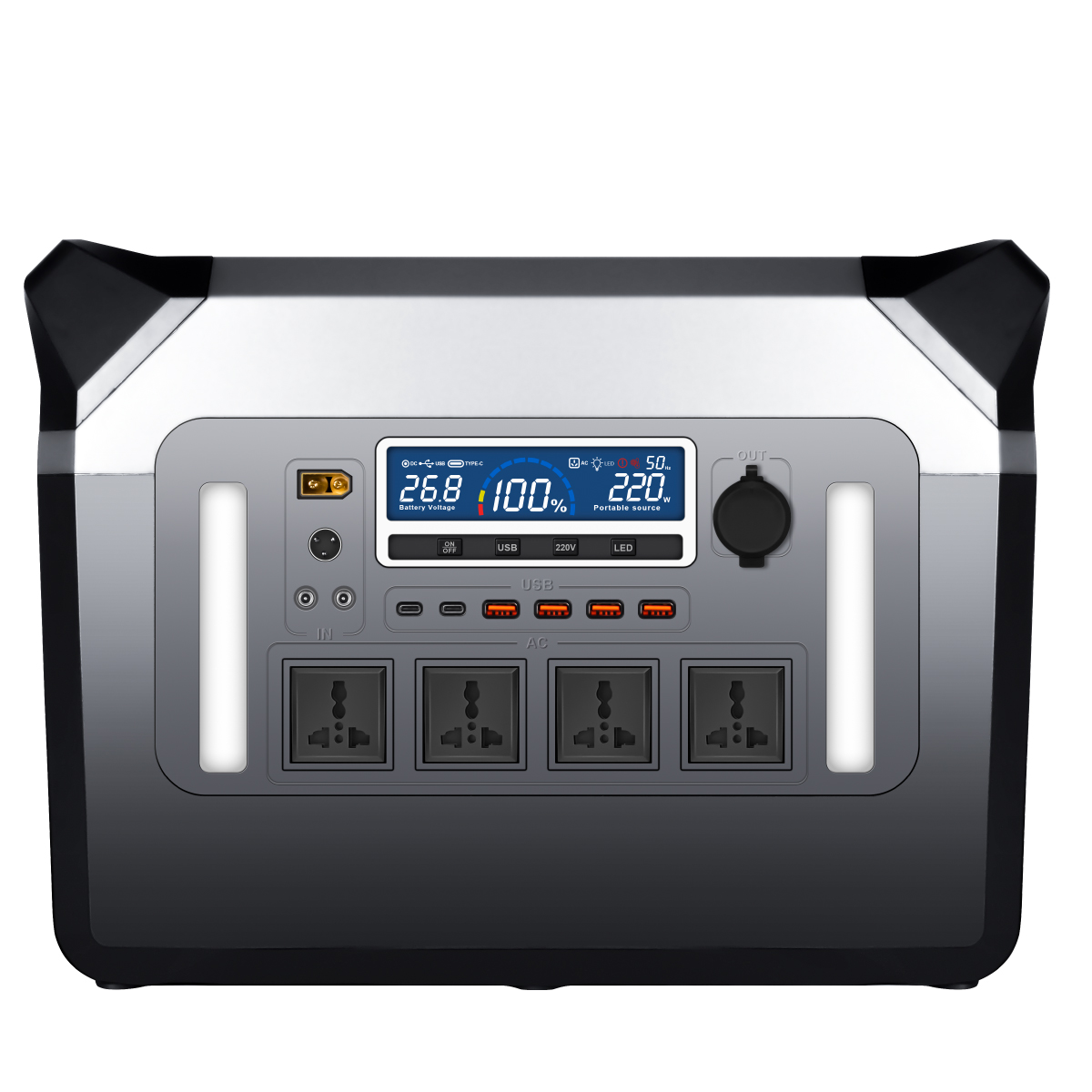 3000W Portable Power Station S - огляд і ціна Portable Generator Inverter