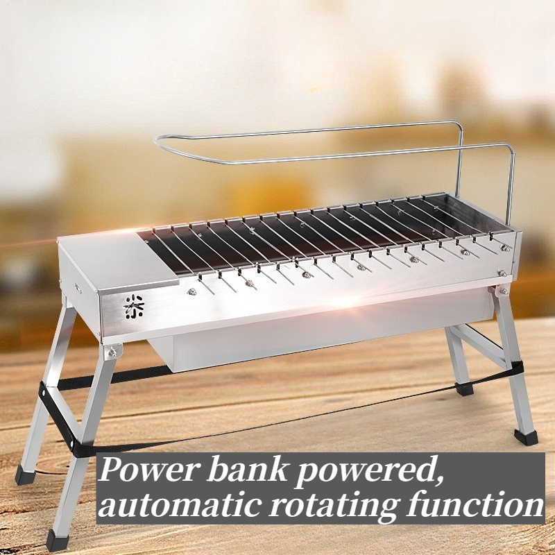 Portable Automatic Rotating BB - огляд і ціна Outdoor Power Grill