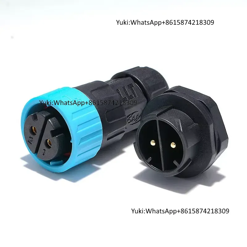 IP68 Waterproof LLT M16 2pin C - огляд і ціна Outdoor Power Plug
