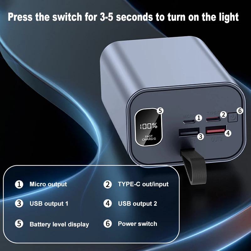 DIY 6×21700 Power Bank Case Ma - огляд і ціна Outdoor Power Supply Box