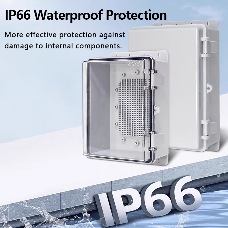 IP66 Waterproof Grey/Transpare - огляд і ціна Outdoor Power Supply Box