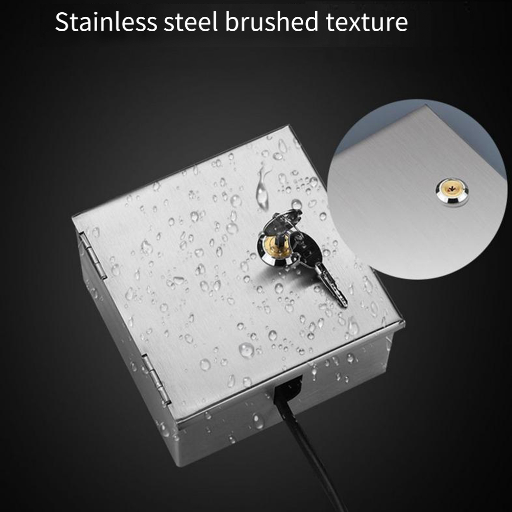 Stainless Steel Outdoor Electr - огляд і ціна Outdoor Power Socket With Lock