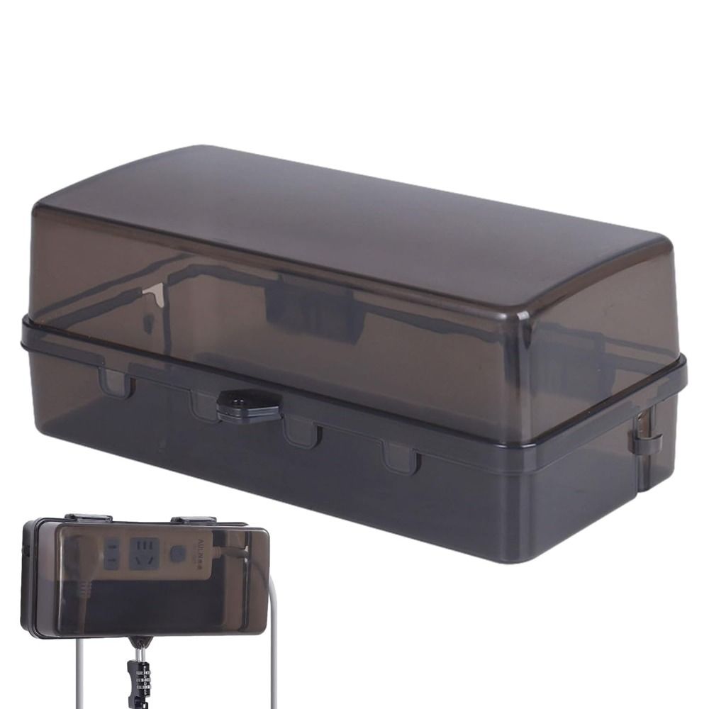 Portable Plastic Plug Box Anti - огляд і ціна Outdoor Power Outlet Waterproof
