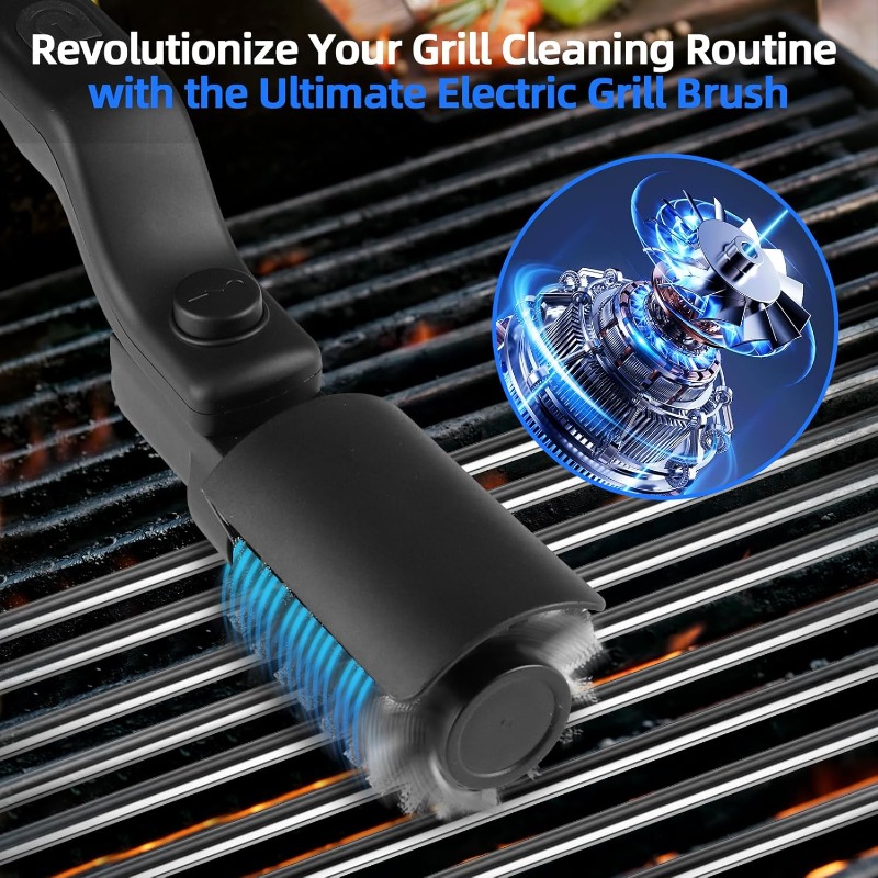 Electric Grill Brush 2 in 1 Co - огляд і ціна Outdoor Power Grill
