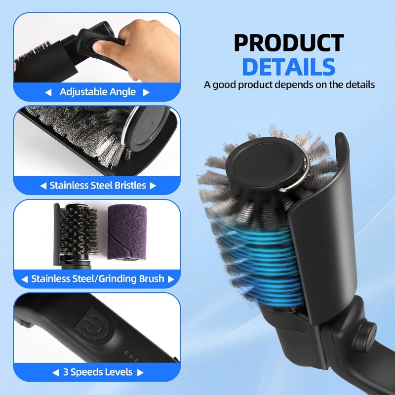 Electric Grill Brush 2 in 1 Co - огляд і ціна Outdoor Power Grill