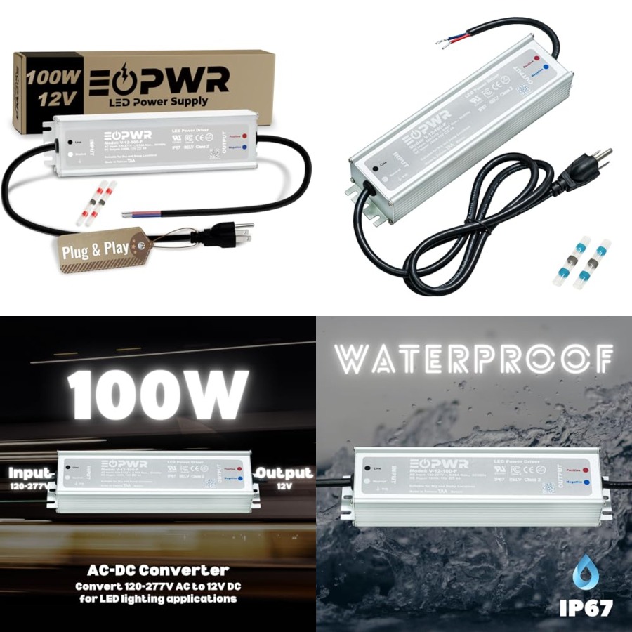 LED Driver Waterproof IP67 Pow - огляд і ціна Outdoor Power Plug