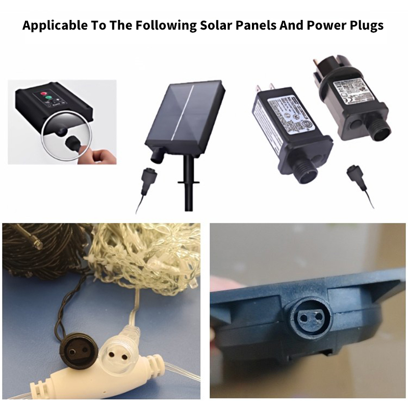 Outdoor 2Pin LED Connector wit - огляд і ціна Outdoor Power Extension Cord