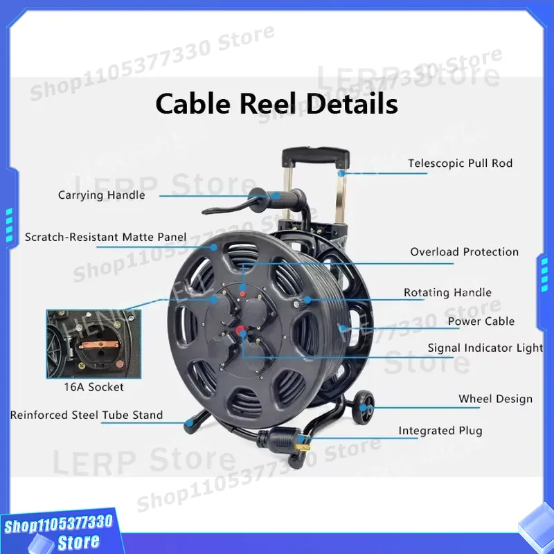 25m Heavy Duty Extension Cable - огляд і ціна Outdoor Power Extension Cord