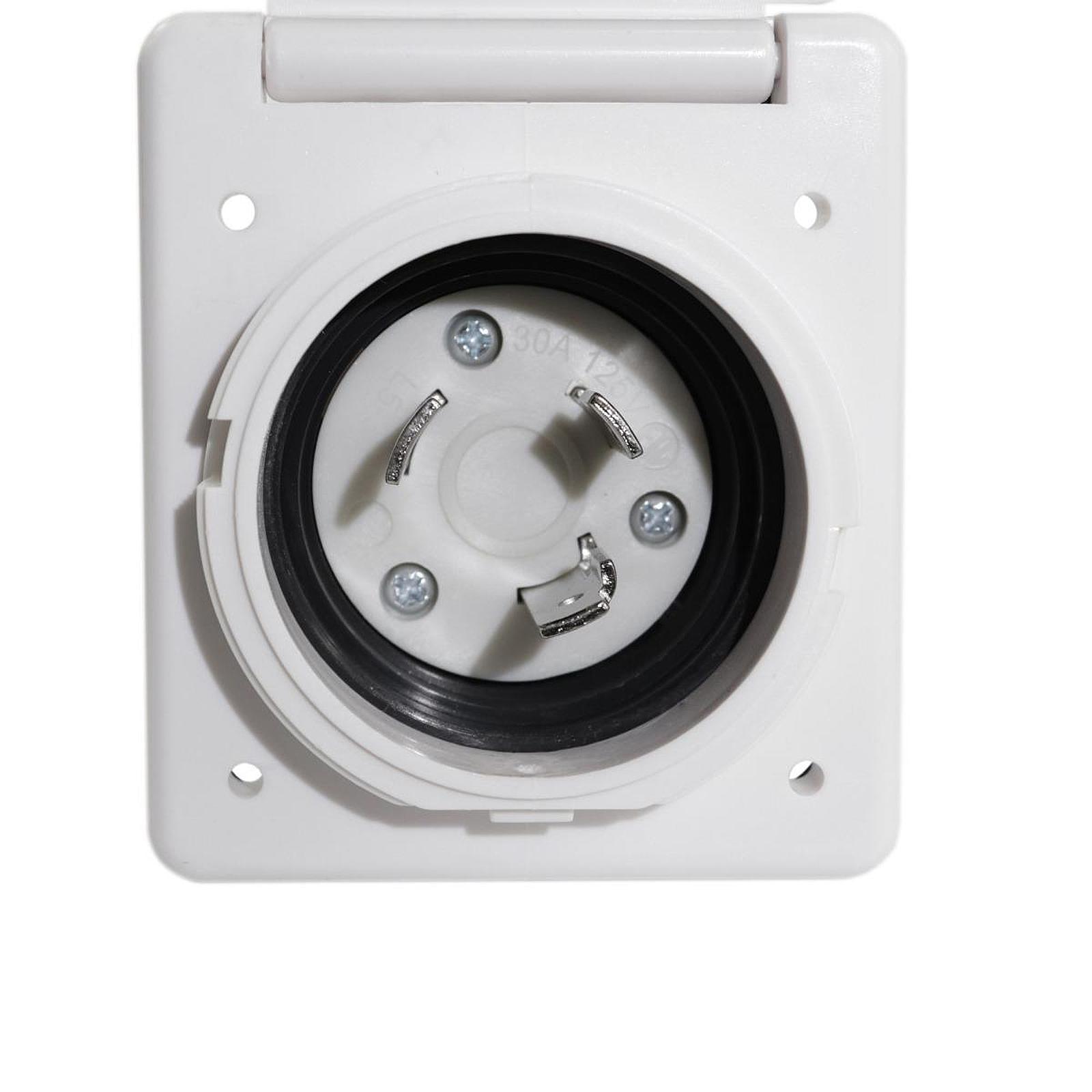 Waterproof Flanged Inlet Power - огляд і ціна Outdoor Power Socket With Lock