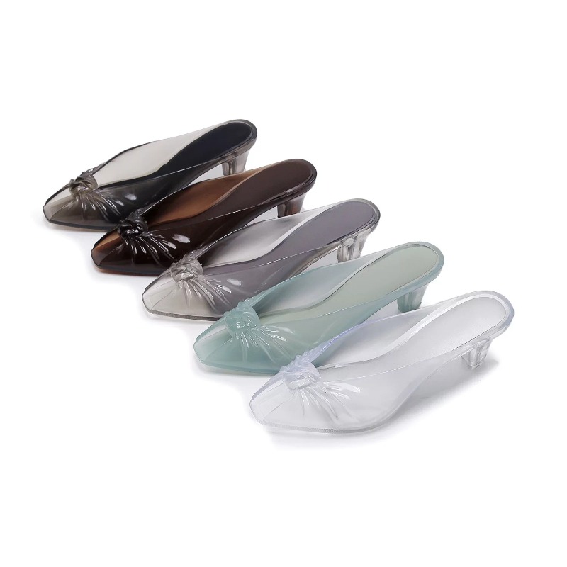 Ladies Clear Jelly Block Heel  - огляд і ціна Outdoor Power Block