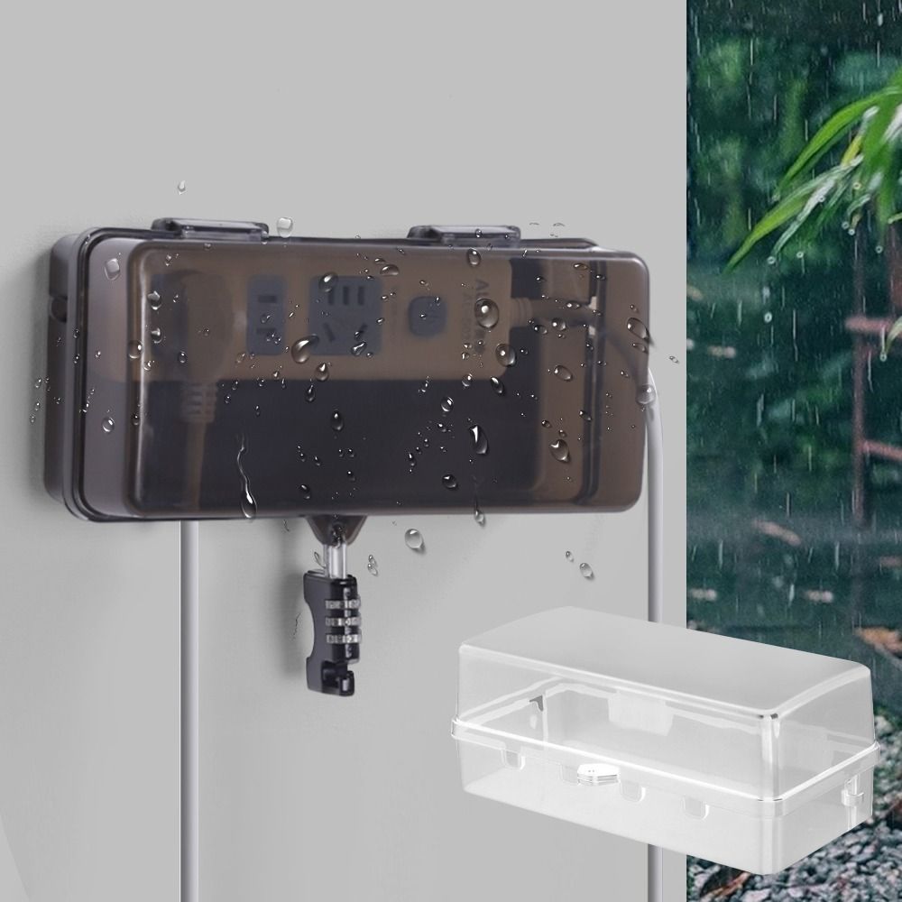 Durable Plastic Plug Box Water - огляд і ціна Outdoor Power Lead Cover