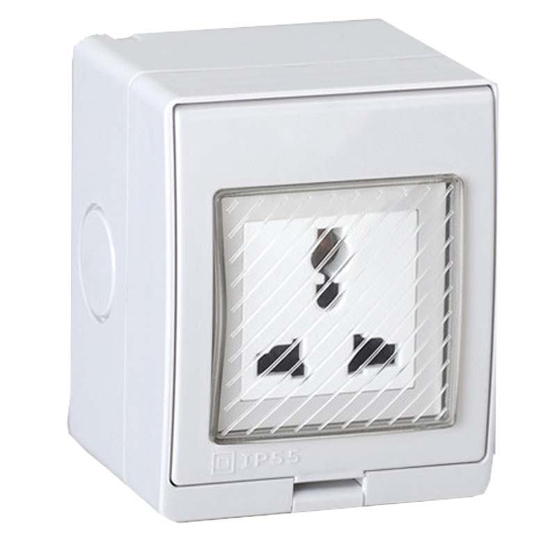 1PCS White AU UK EU US Univers - огляд і ціна Outdoor Power Outlet Waterproof
