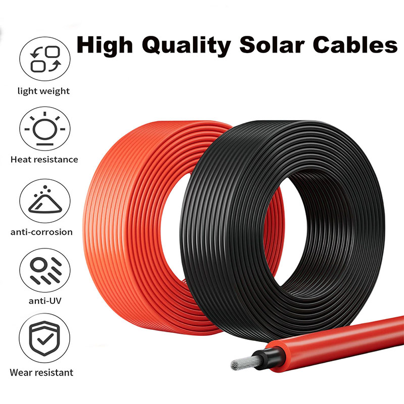 Solar Panel Wire 16/14/12/10aw - огляд і ціна Outdoor Power Extension Cord