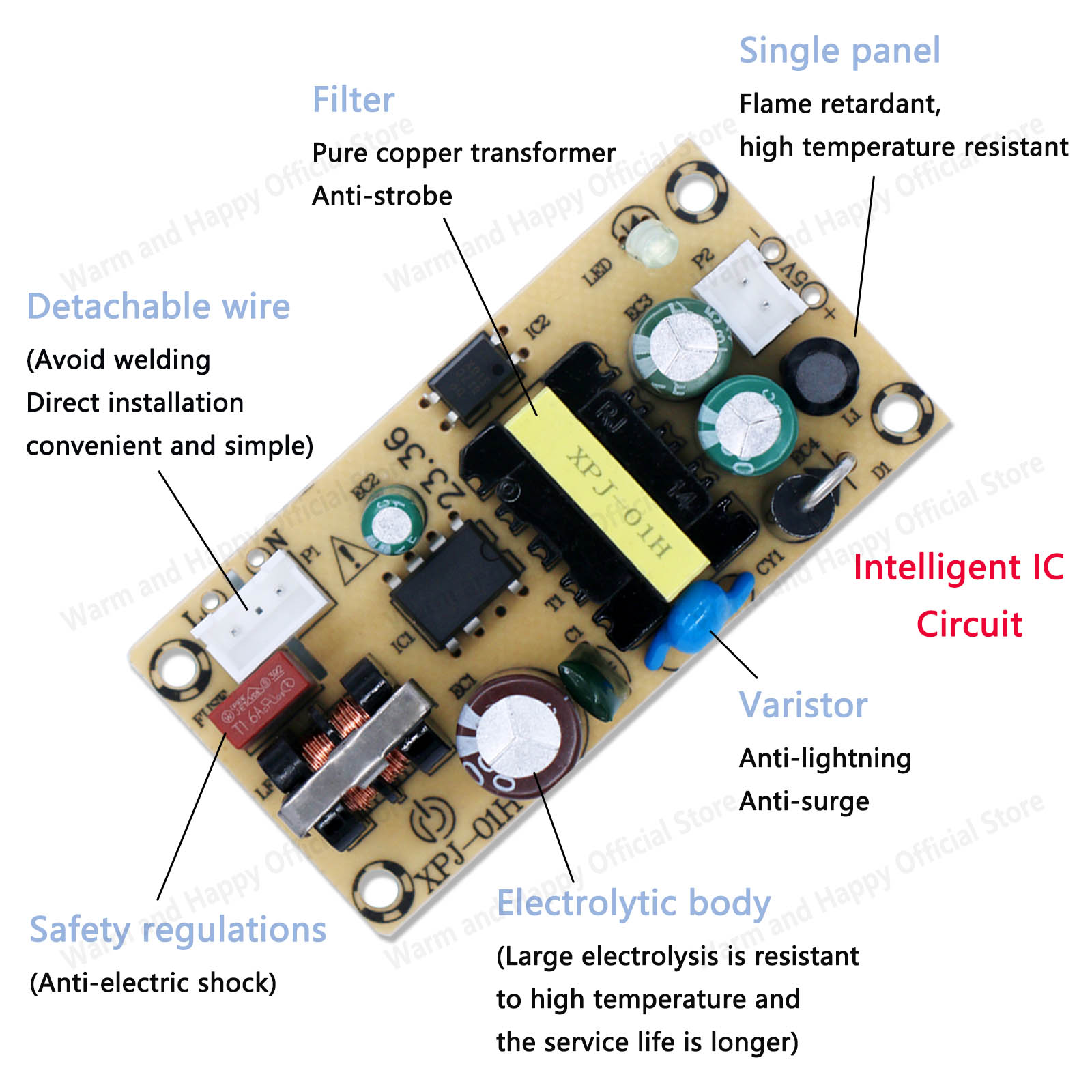 10W 15W 25W DC5V Power Supply  - огляд і ціна Outdoor Use Power Strip
